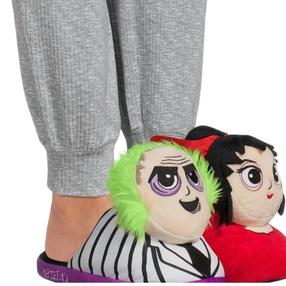 Beetlejuice Groundup Unisex Slippers New with tags